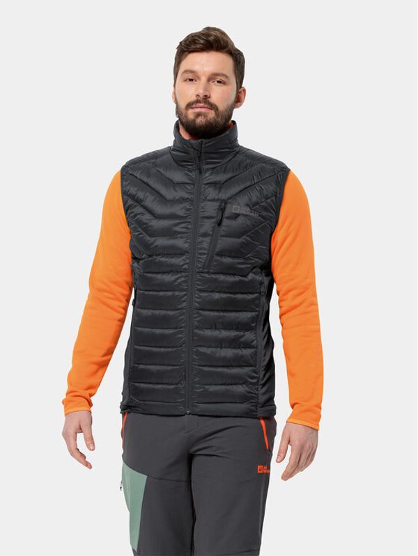 Jack Wolfskin Jack Wolfskin Prsluk Routeburn Pro Ins Vest 1206872 Crna Slim Fit
