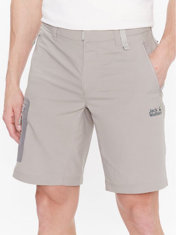 Jack Wolfskin Jack Wolfskin Sportske kratke hlače Active Track 1503791 Zelena Regular Fit