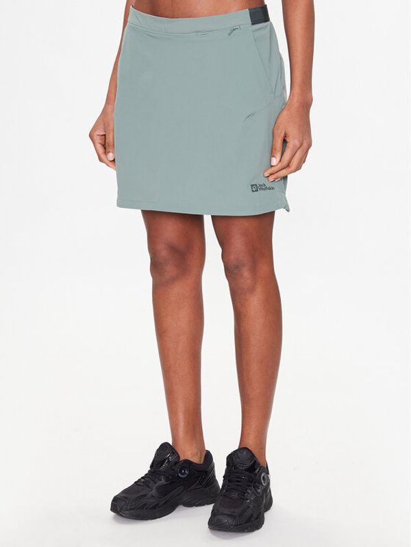 Jack Wolfskin Jack Wolfskin Trapez suknja Hilltop 1505472 Zelena Regular Fit