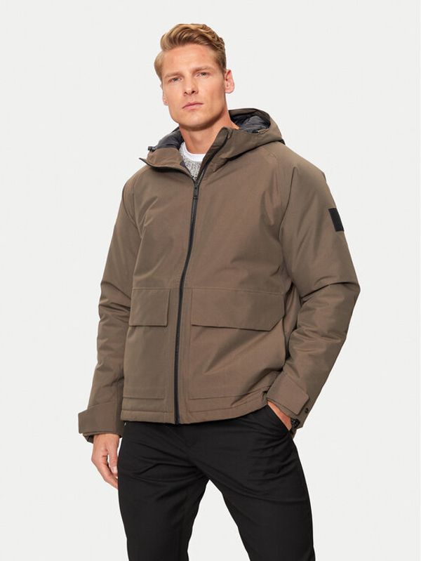 Jack Wolfskin Jack Wolfskin Vodootporna jakna Tempeltor A60205 Smeđa Regular Fit