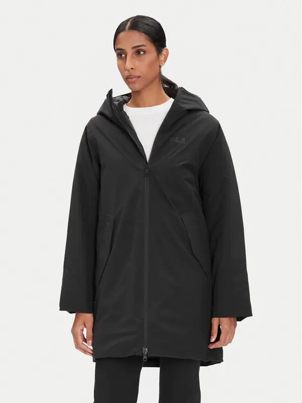 Jack Wolfskin Jack Wolfskin Zimska jakna Frost Haven A65091 Crna Regular Fit