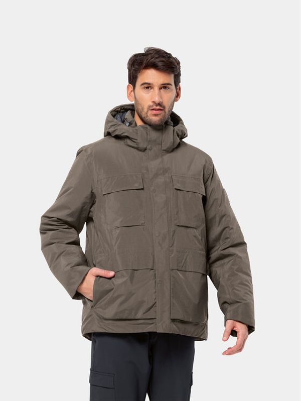Jack Wolfskin Jack Wolfskin Zimska jakna Textor Utility Jkt 1116101 Smeđa Regular Fit