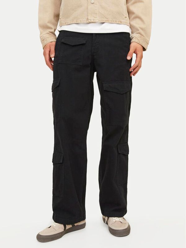 Jack&Jones Jack&Jones Hlače Bill 12258307 Crna Relaxed Fit