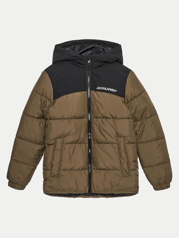 Jack&Jones Junior Jack&Jones Junior Pernata jakna Canteen BlockIing 12258878 Smeđa Regular Fit