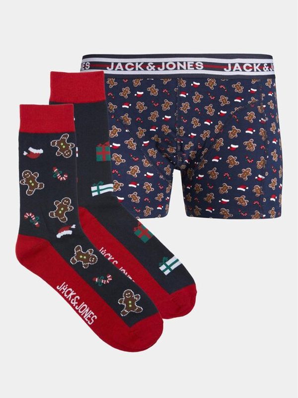 Jack&Jones Junior Jack&Jones Junior Set bokserice i čarape 12246664 Tamnoplava