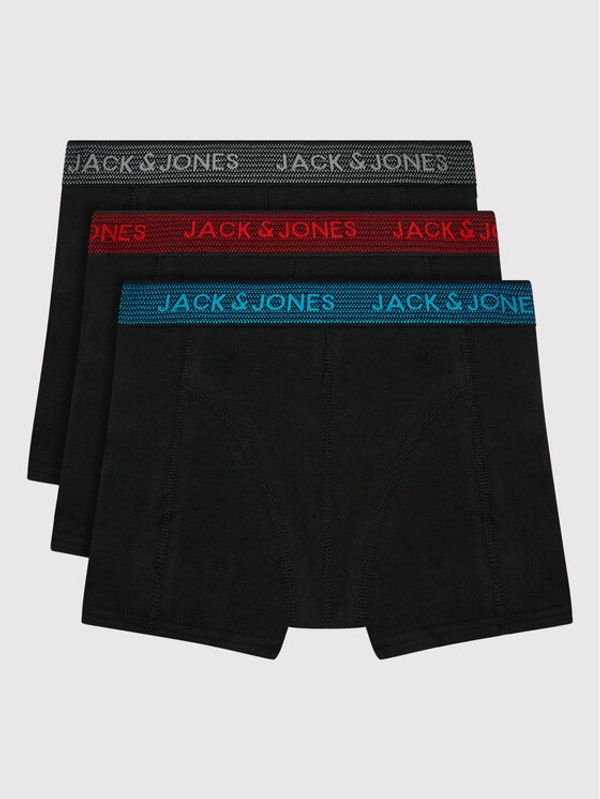 Jack&Jones Junior Jack&Jones Junior Set od 3 para bokserica Waistband 12203513 Crna