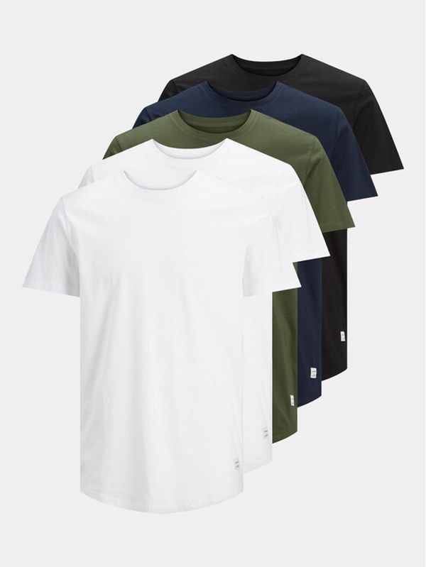 Jack&Jones Jack&Jones Komplet od 5 t-shirt majica Noa 12183653 Šarena Regular Fit