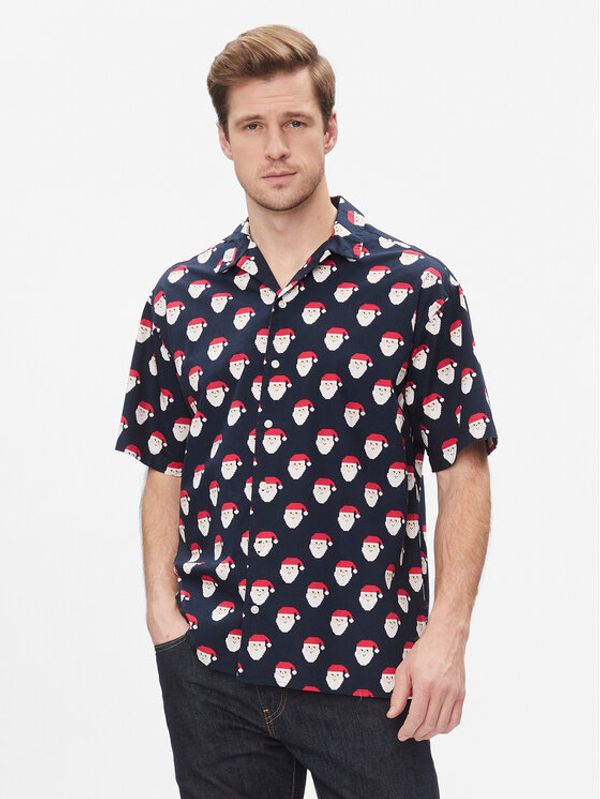 Jack&Jones Jack&Jones Košulja 12248397 Tamnoplava Relaxed Fit