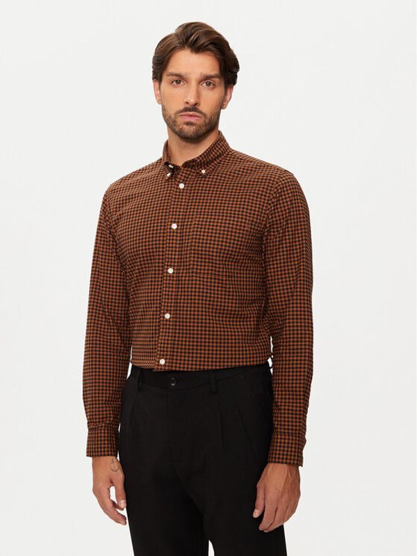 Jack&Jones Jack&Jones Košulja Brook 12192150 Smeđa Slim Fit