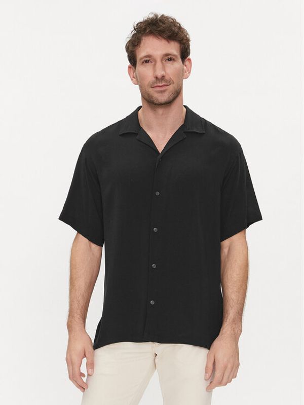 Jack&Jones Jack&Jones Košulja Jeff 12248386 Crna Relaxed Fit