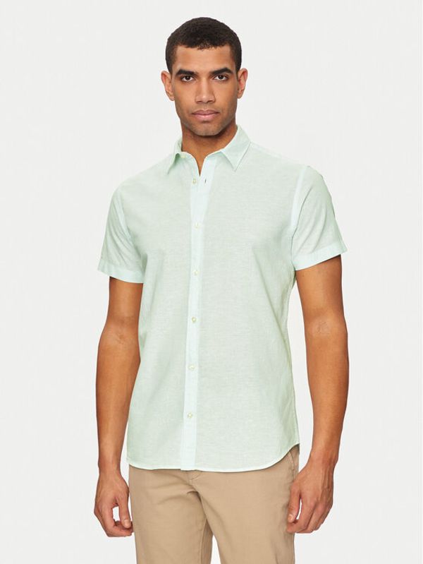 Jack&Jones Jack&Jones Košulja Jjelinen 12248592 Zelena Slim Fit