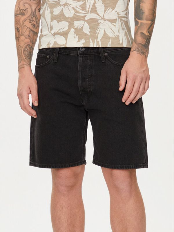 Jack&Jones Jack&Jones Kratke traperice Chris Cooper 12252866 Crna Relaxed Fit