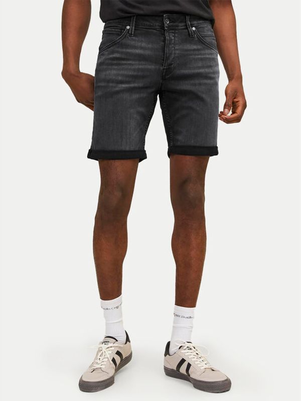 Jack&Jones Jack&Jones Kratke traperice Rick 12249085 Crna Regular Fit