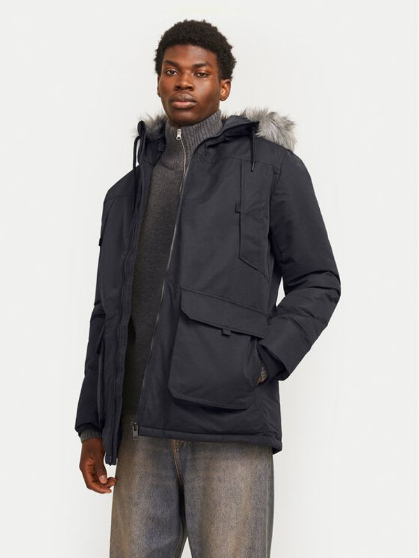 Jack&Jones Jack&Jones Parka Construct 12258406 Crna Regular Fit