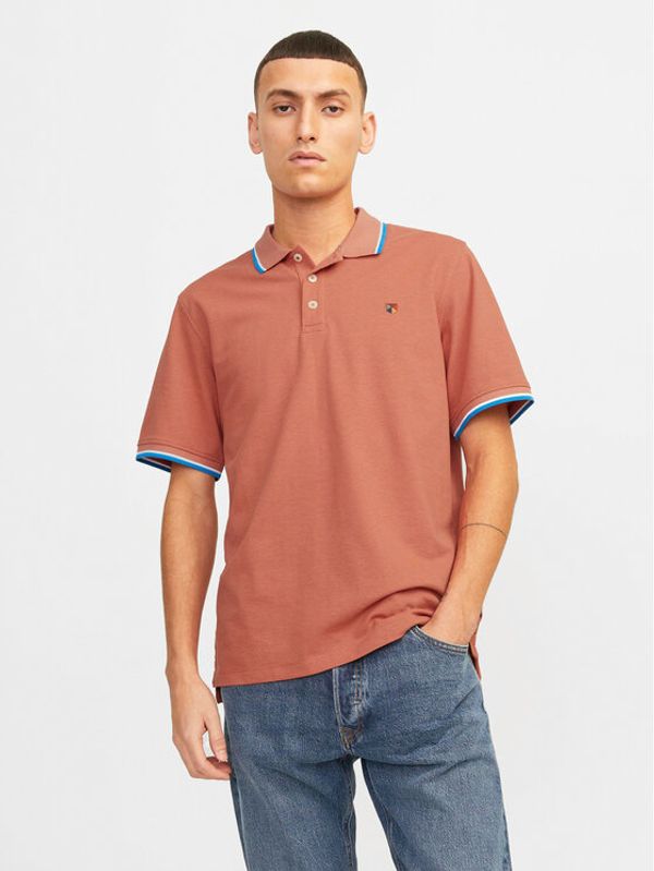 Jack&Jones Jack&Jones Polo Bluwin 12169064 Narančasta Regular Fit