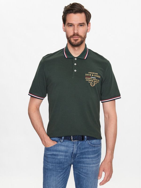 Jack&Jones Jack&Jones Polo Lucas 12236306 Zelena Regular Fit