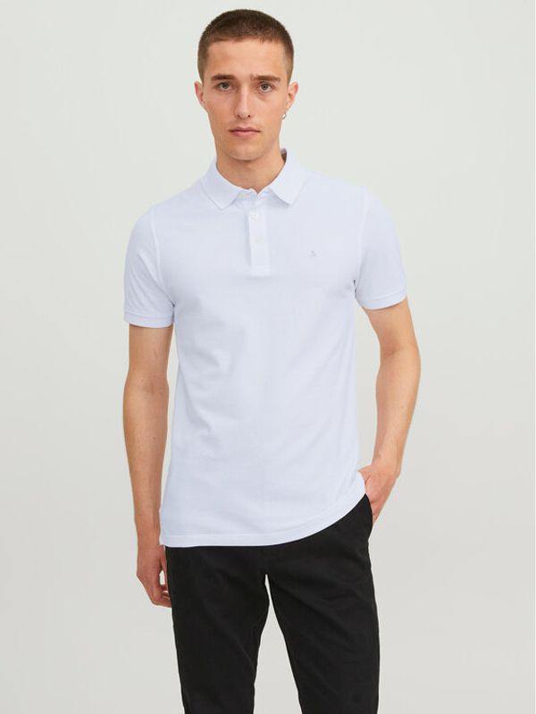 Jack&Jones Jack&Jones Polo Paulos 12136668 Bijela Slim Fit
