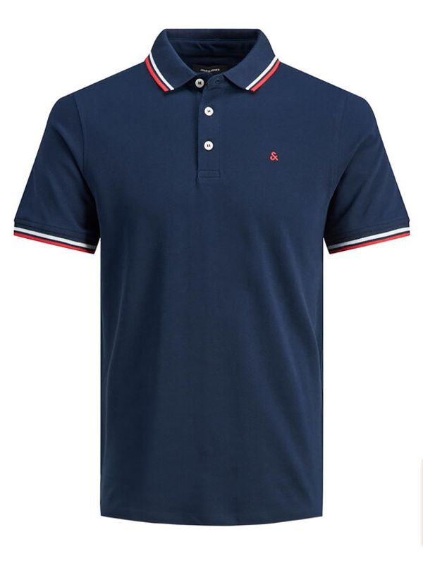 Jack&Jones Jack&Jones Polo Paulos 12136668 Tamnoplava Slim Fit