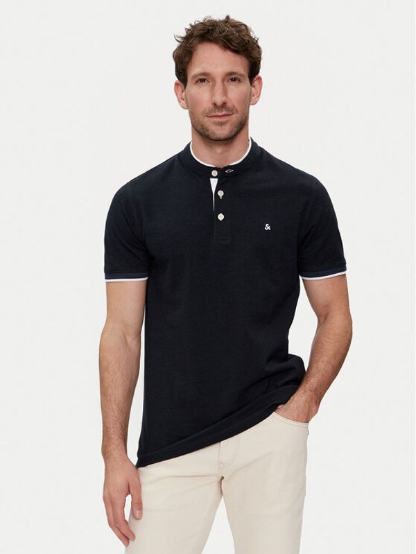 Jack&Jones Jack&Jones Polo Paulos 12199711 Tamnoplava Slim Fit