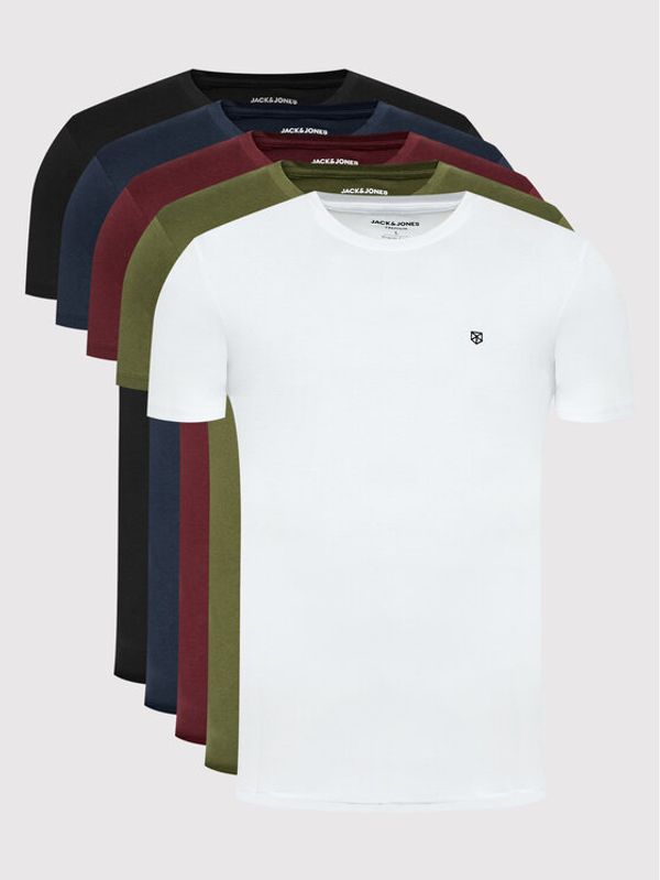 Jack&Jones PREMIUM Jack&Jones PREMIUM Komplet od 5 t-shirt majica Brody 12190468 Šarena Regular Fit