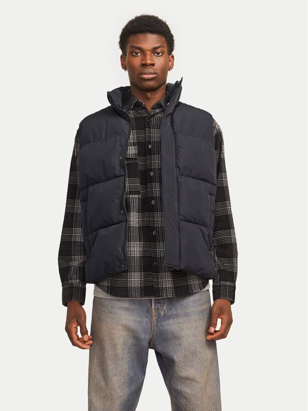 Jack&Jones Jack&Jones Prsluk Bradley 12256981 Crna Regular Fit