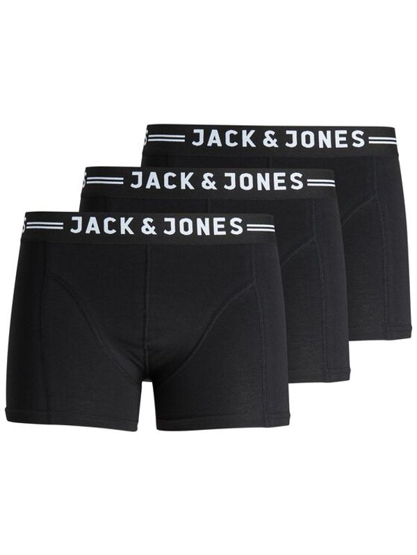 Jack&Jones Jack&Jones Set od 3 para bokserica Sense 12081832 Crna