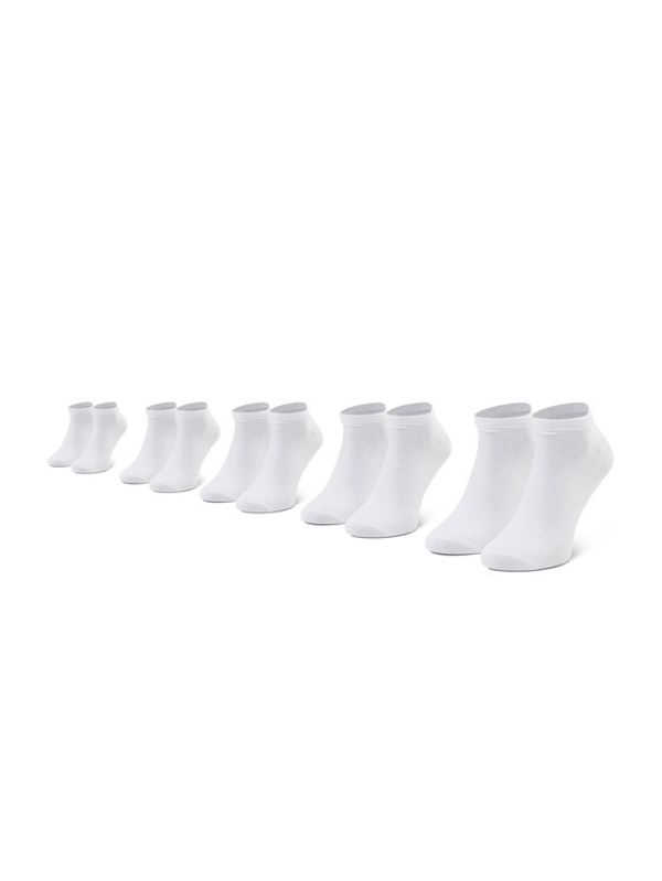Jack&Jones Jack&Jones Set od 5 pari muških niskih čarapa Jacdongo Socks 5 Pack Noos 12120278 Bijela