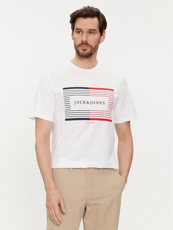 Jack&Jones Jack&Jones T-shirt Cyrus 12247810 Bijela Standard Fit