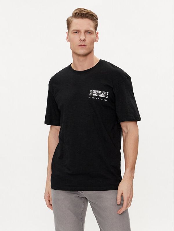 Jack&Jones Jack&Jones T-shirt Guru 12249187 Crna Relaxed Fit