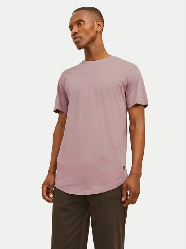 Jack&Jones Jack&Jones T-shirt Jjenoa 12113648 Ružičasta Long Line Fit