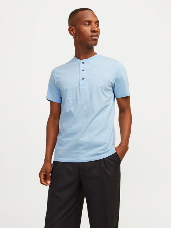 Jack&Jones Jack&Jones T-shirt Jprblunixs 12257965 Plava Slim Fit
