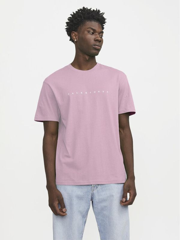 Jack&Jones Jack&Jones T-shirt Star 12234746 Ružičasta Relaxed Fit