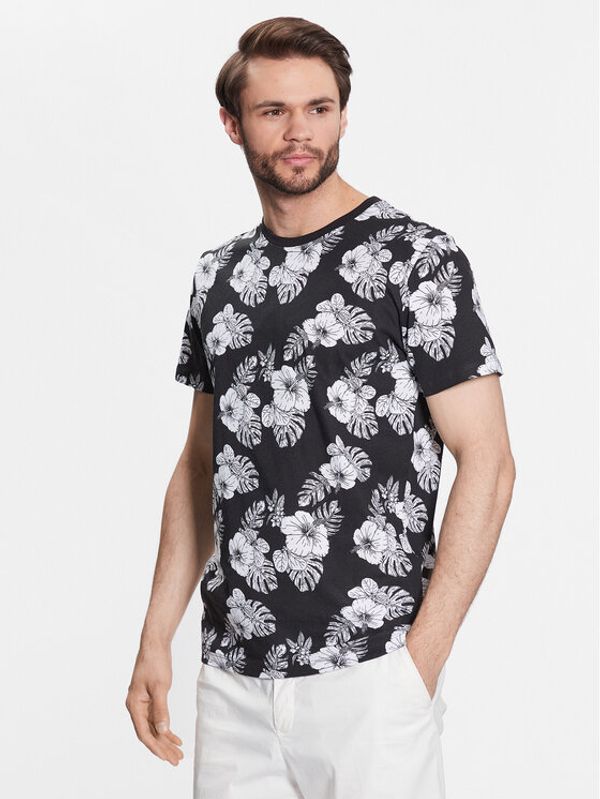 Jack&Jones Jack&Jones T-shirt Tropicana 12223932 Crna Regular Fit