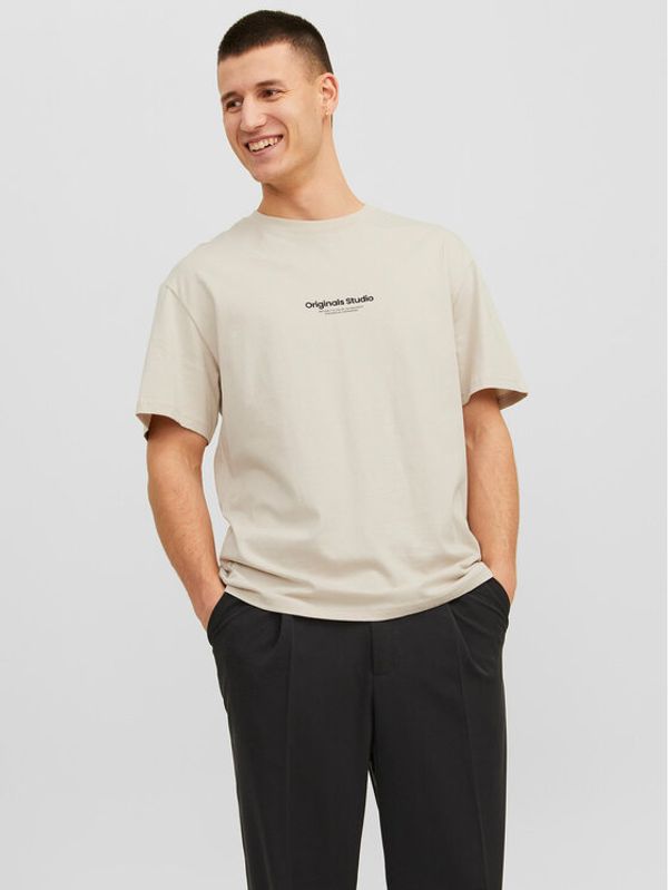Jack&Jones Jack&Jones T-shirt Vesterbro 12240121 Bež Relaxed Fit