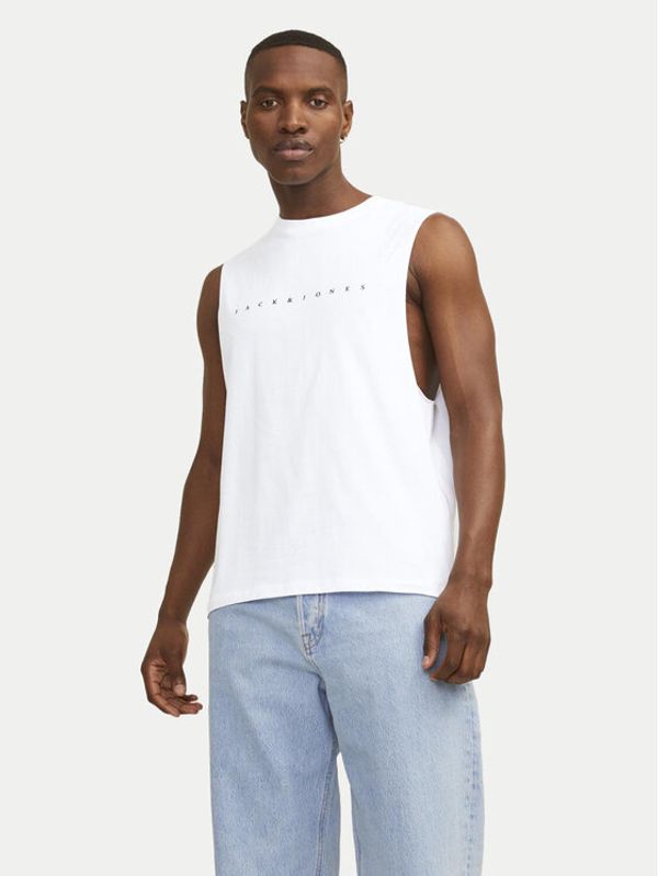 Jack&Jones Jack&Jones Tank top Jjestar 12249131 Bijela Oversize