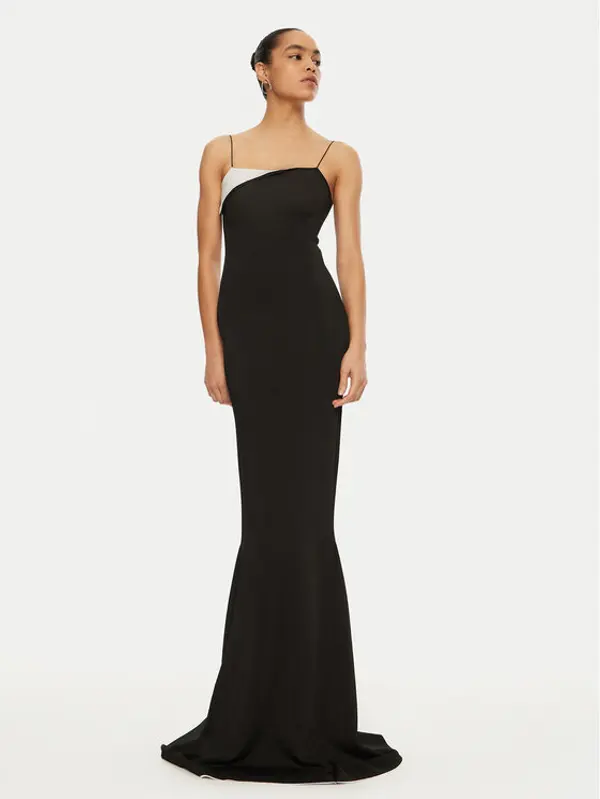 JACQUEMUS JACQUEMUS Džemper haljina 24E241KN449 Crna Regular Fit