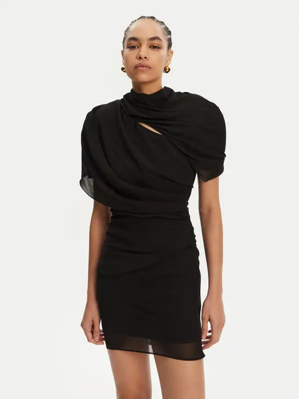 JACQUEMUS JACQUEMUS Koktel haljina 24H251DR130-1555 Crna Regular Fit
