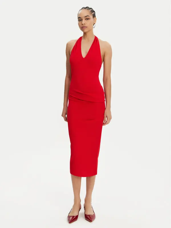 JACQUEMUS JACQUEMUS Koktel haljina 25E251DR232-1026 Crvena Regular Fit
