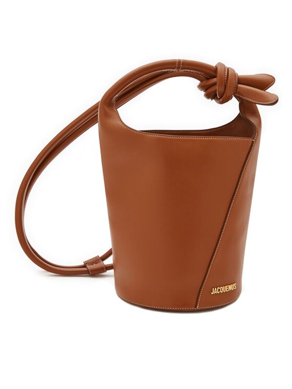 JACQUEMUS JACQUEMUS Ruksak Le Petit Tourni 245BA366-3173 Smeđa