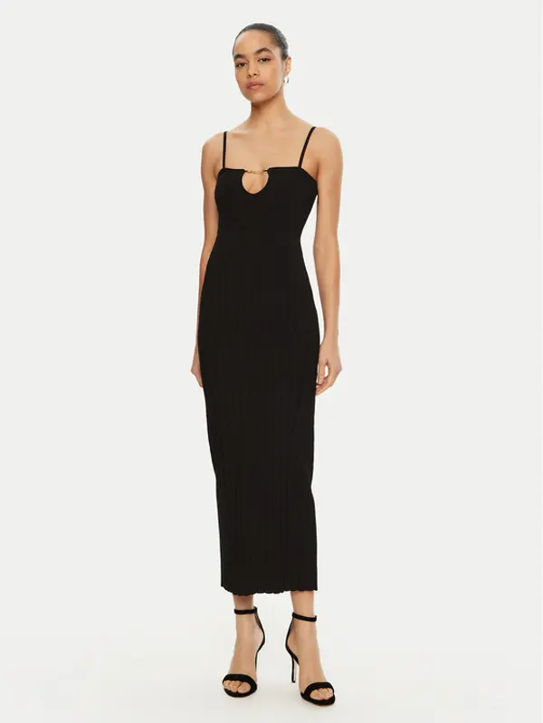JACQUEMUS JACQUEMUS Večernja haljina 24E241KN358 Crna Regular Fit