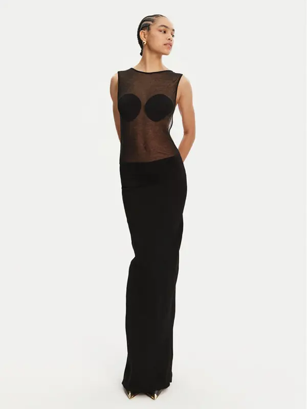 JACQUEMUS JACQUEMUS Večernja haljina 251KN592-2434 Crna Regular Fit