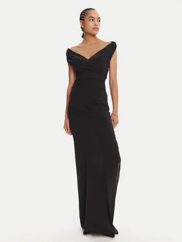 JACQUEMUS JACQUEMUS Večernja haljina Rita 25E251DR237-1767 990 Crna Regular Fit