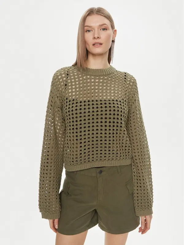 JDY JDY Džemper Ronda 15317229 Zelena Regular Fit