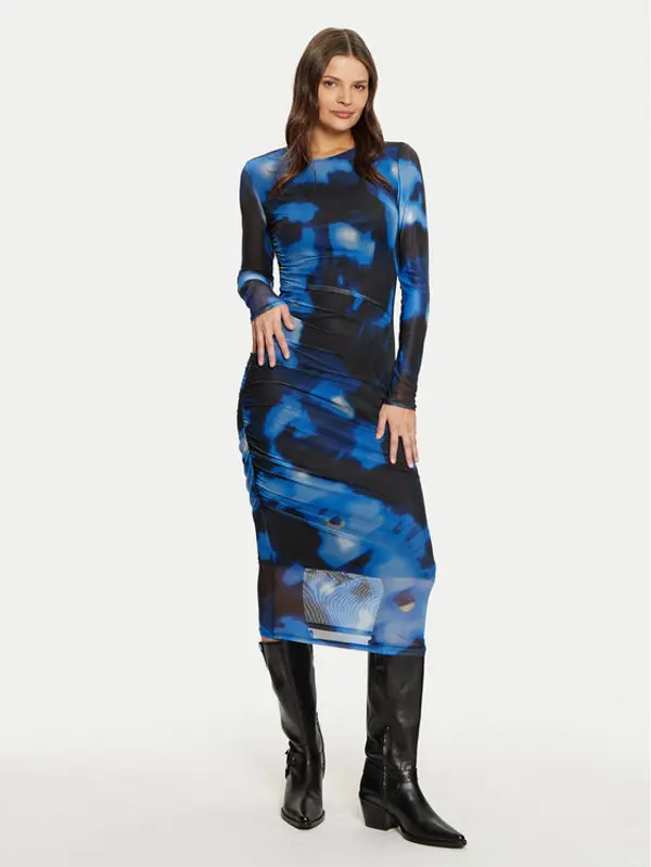 JDY JDY Haljina za svaki dan Elsa 15330387 Plava Slim Fit