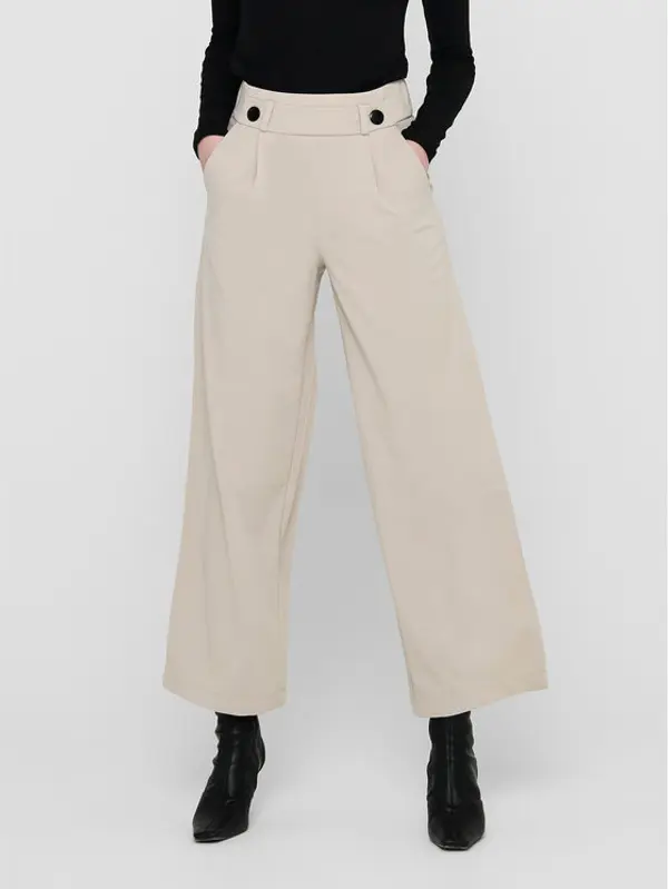 JDY JDY Hlače Geggo 15208430 Siva Wide Leg