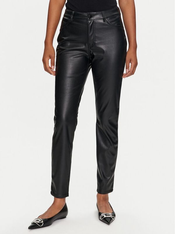 JDY JDY Hlače od imitacije kože Soey 15328299 Crna Skinny Fit