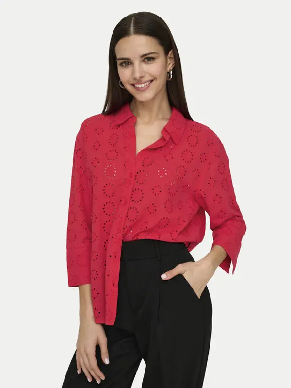 JDY JDY Košulja Tallie 15292179 Crvena Regular Fit