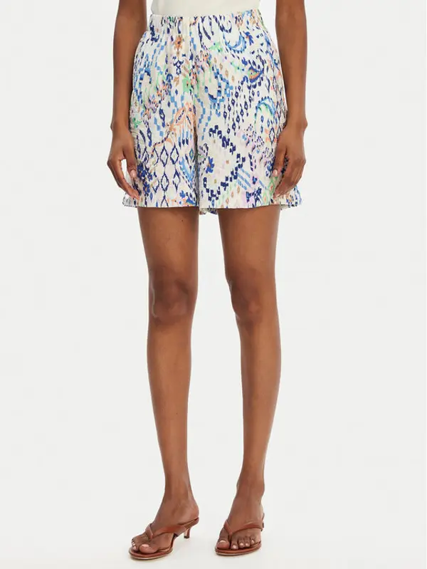 JDY JDY Kratke hlače Troya 15347221 Écru Loose Fit