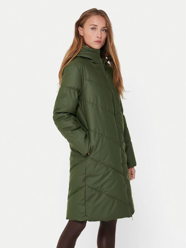 JDY JDY Pernata jakna 15217556 Zelena Regular Fit