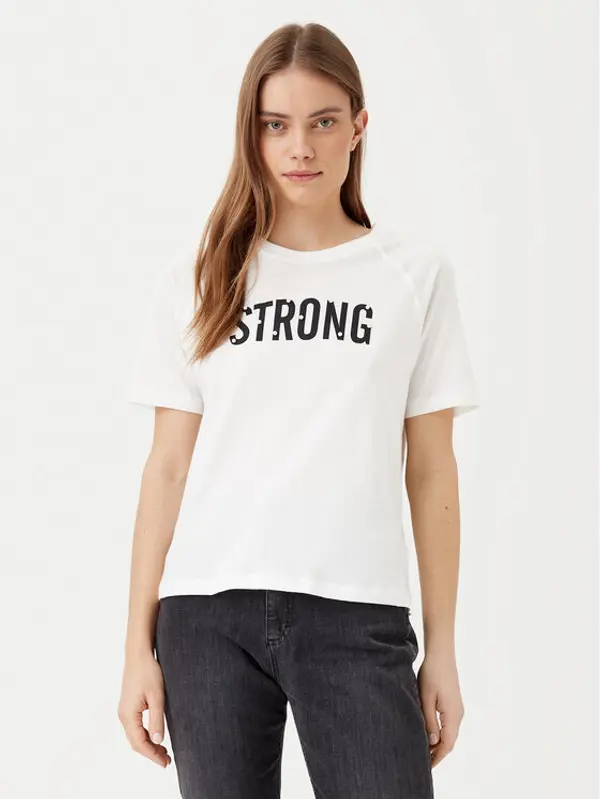 JDY JDY T-shirt Nina 15342612 Bijela Loose Fit